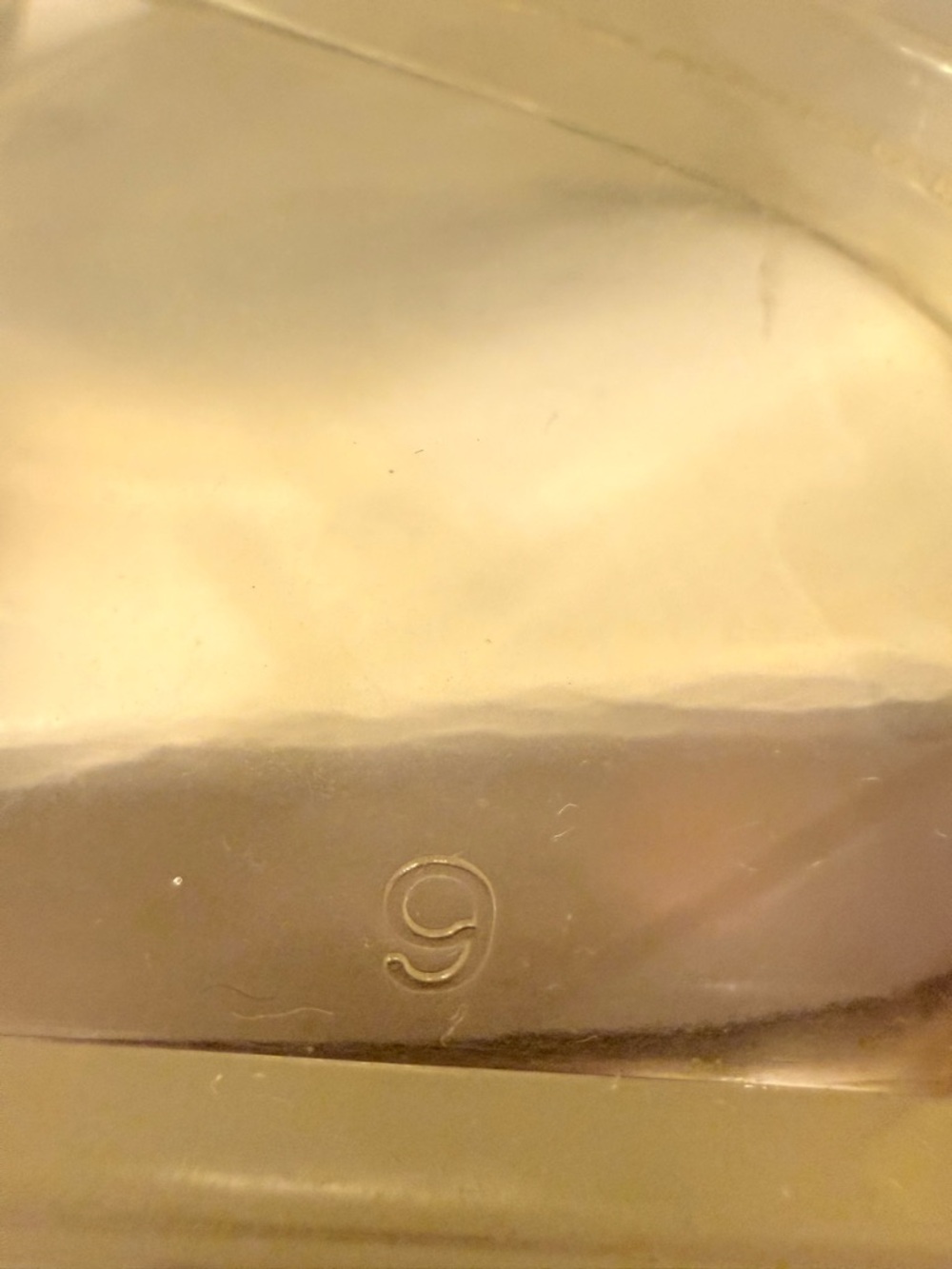 Tory Burch Mini Miller Clear White Jelly Thong Sandals Size 9 - Picture 8 of 9